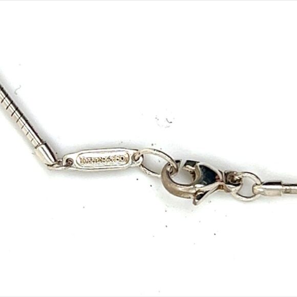 Tiffany & Co Estate X Signature Necklace 16" Sterling Silver TIF298 - Picture 6 of 7